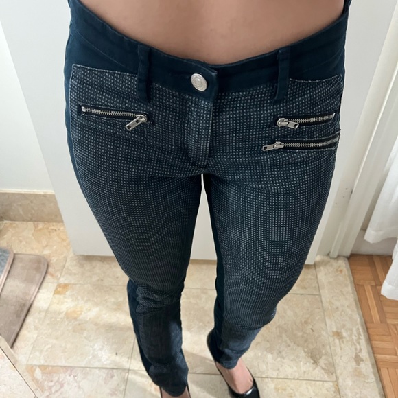 Club Monaco Women's Zipper Pockets Skinny Pants Button Fly Size 2 - Picture 2 of 8